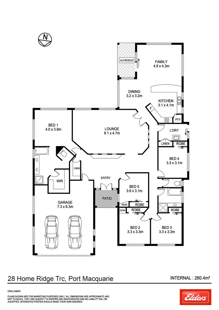 Floorplan of Homely house listing, 28 Home Ridge Terrace, Port Macquarie NSW 2444