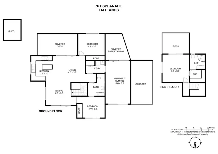 Floorplan of Homely house listing, 2/76 Esplanade, Oatlands TAS 7120