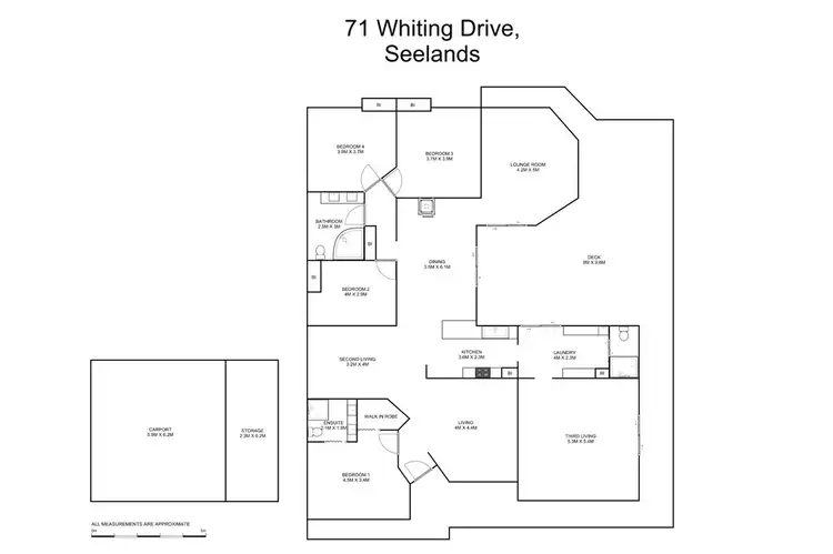 Floorplan of Homely rural property listing, 71 Whiting Drive, Seelands NSW 2460
