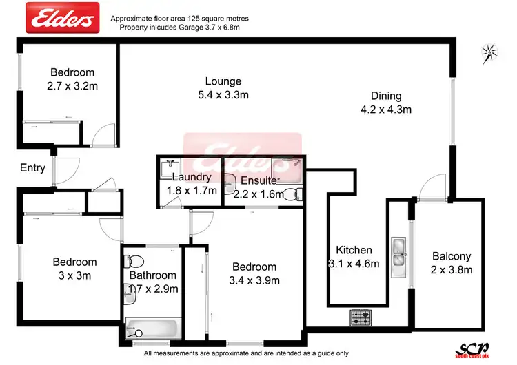 Floorplan of Homely unit listing, 12/8 Lord Place, North Batemans Bay NSW 2536