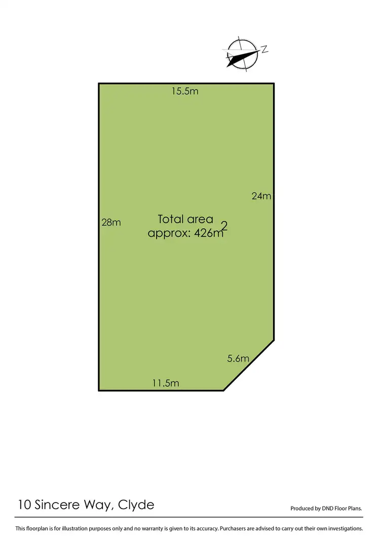 Floorplan of Homely land listing, 10 Sincere Way, Clyde VIC 3978