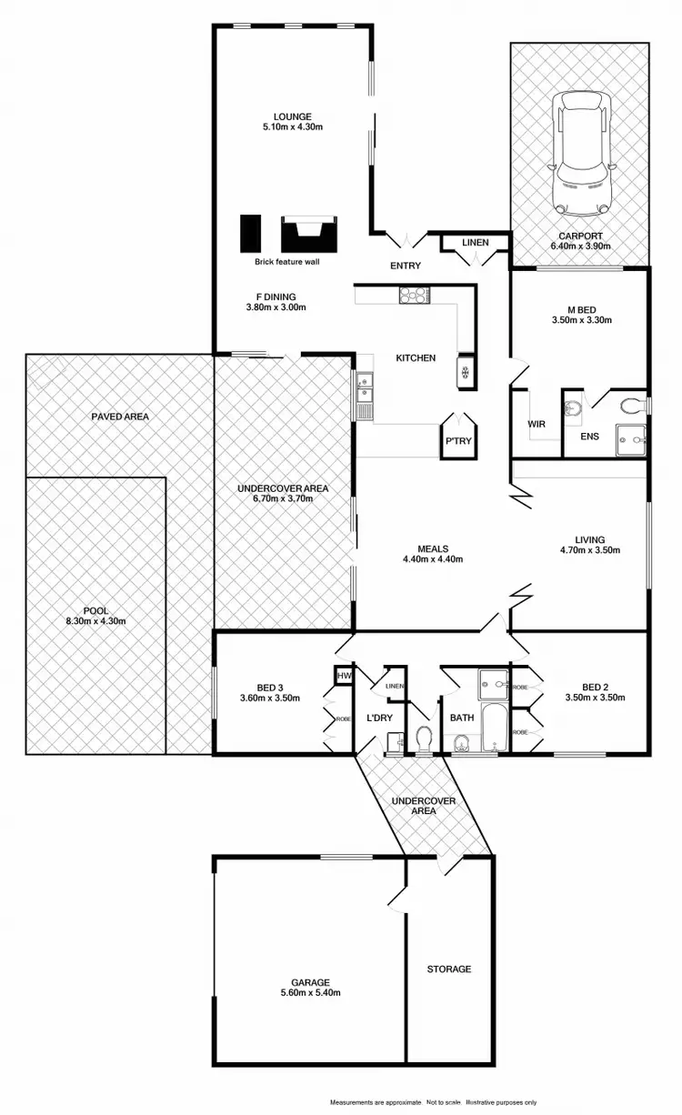 Floorplan of Homely house listing, 326 Mark Crescent, Lavington NSW 2641