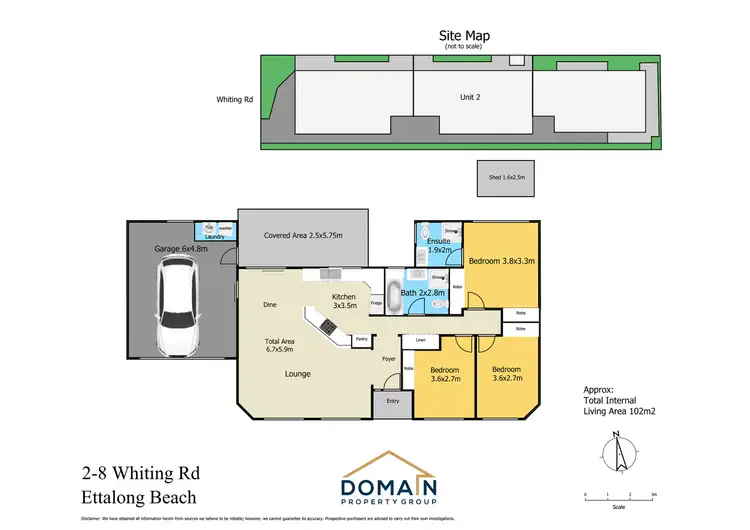 Floorplan of Homely villa listing, 2/8 Whiting Road, Ettalong Beach NSW 2257