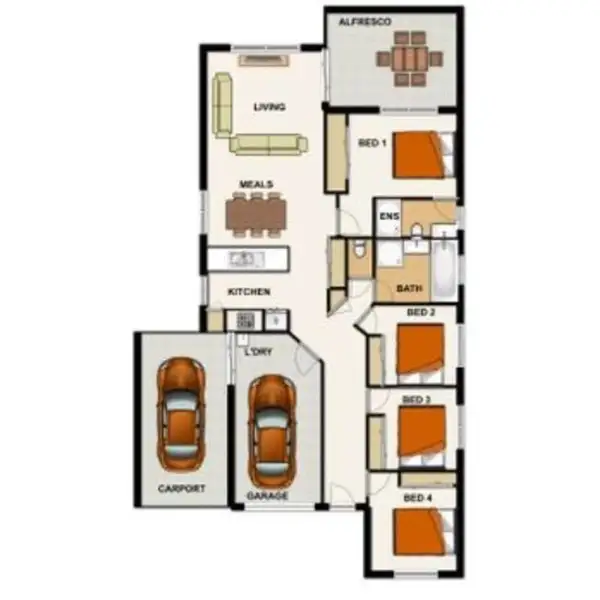 Floorplan of Homely house listing, 19 Acacia Street, Heathwood QLD 4110