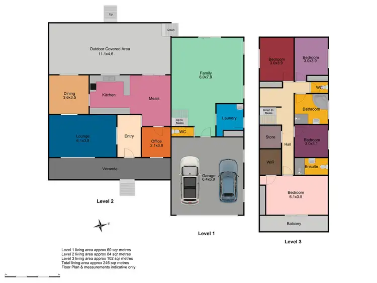 Floorplan of Homely house listing, 8 Madison Way, Orange NSW 2800