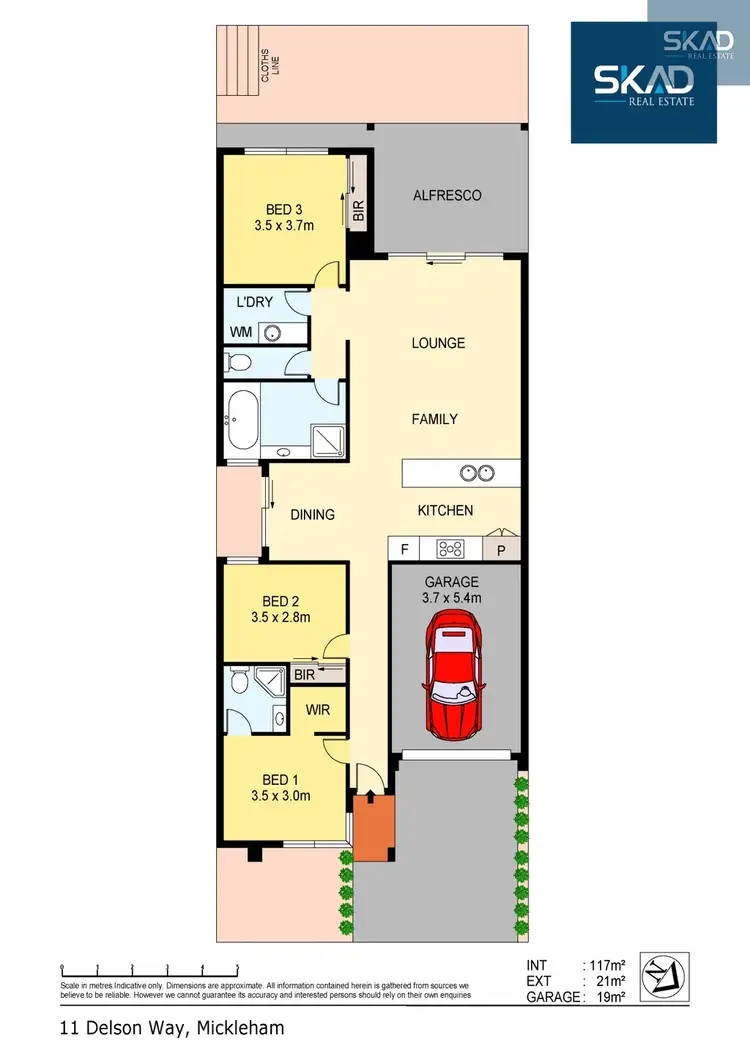 Floorplan of Homely house listing, 11 Delson Way, Mickleham VIC 3064