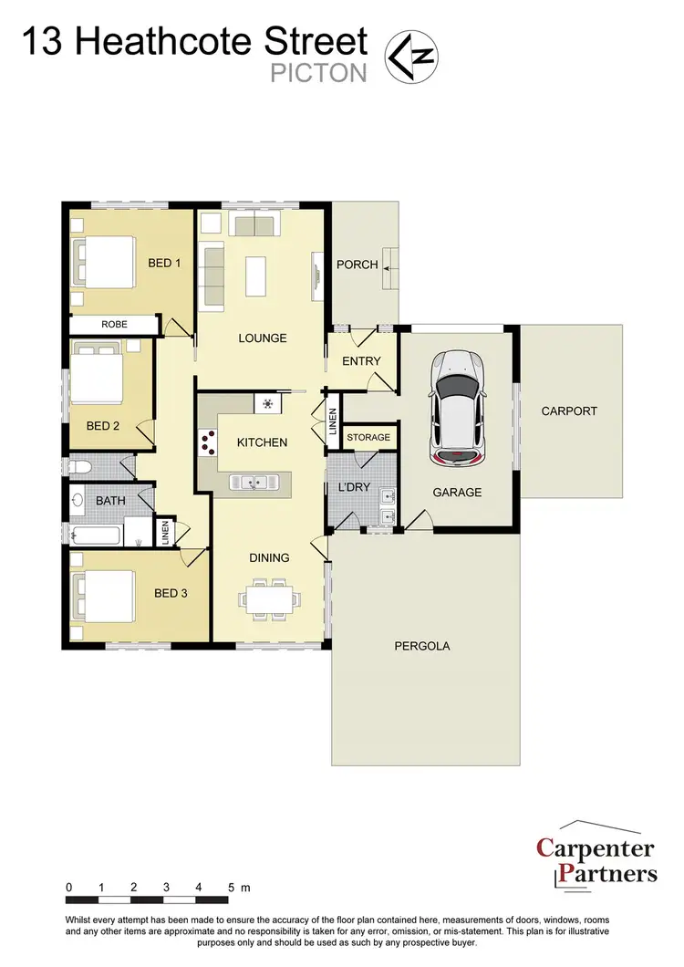 Floorplan of Homely house listing, 13 Heathcote Street, Picton NSW 2571