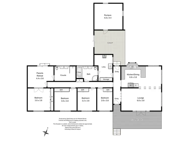 Floorplan of Homely house listing, 4 Fincham Street, Zeehan TAS 7469