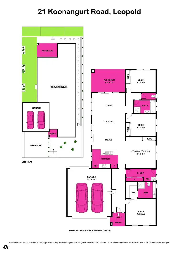 Floorplan of Homely house listing, 21 Koonangurt Rd, Leopold VIC 3224