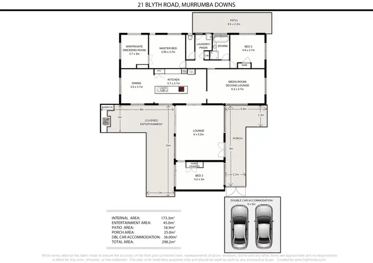 Floorplan of Homely house listing, 21 Blyth Road, Murrumba Downs QLD 4503