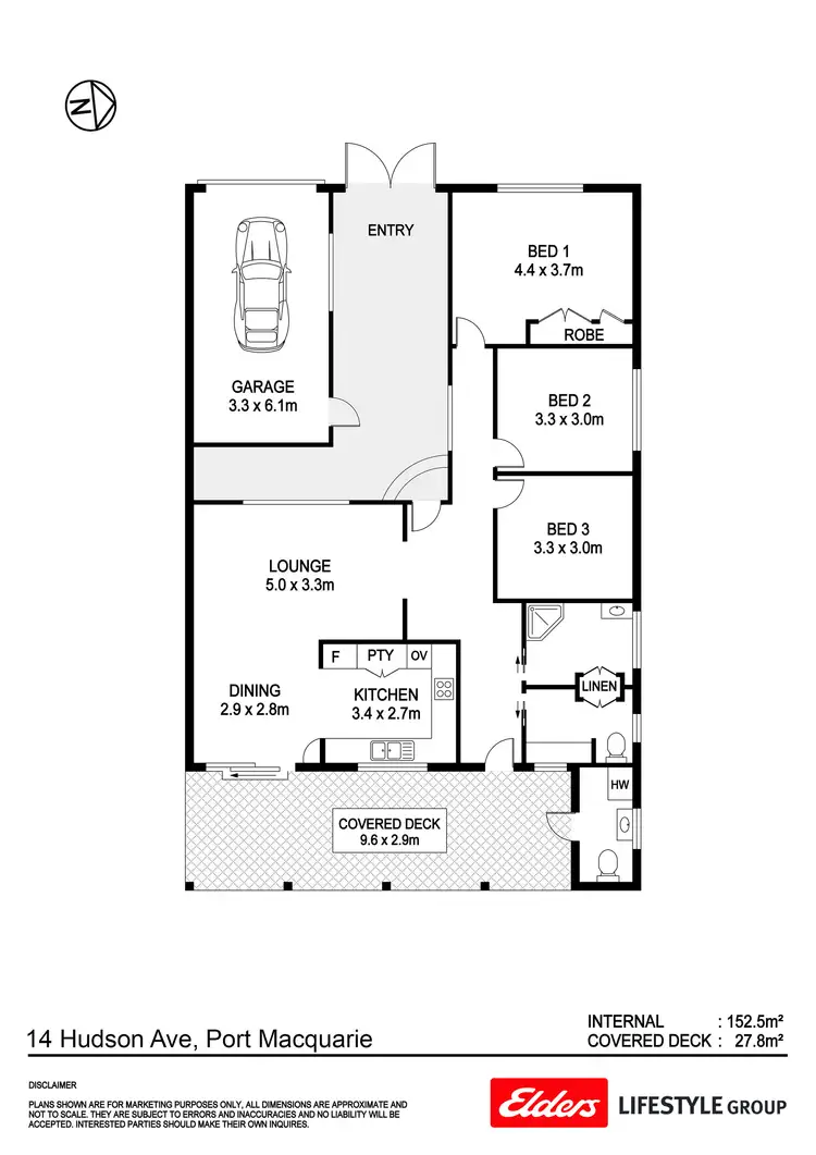 Floorplan of Homely house listing, 14 Hudson Avenue, Port Macquarie NSW 2444