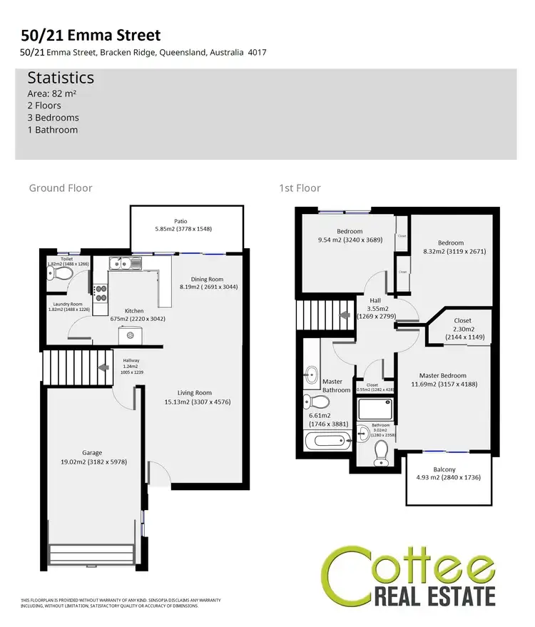 Floorplan of Homely unit listing, 50/21 Emma Street, Bracken Ridge QLD 4017