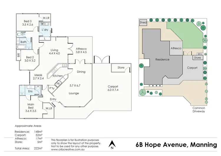 Floorplan of Homely house listing, 6b Hope Avenue, Manning WA 6152
