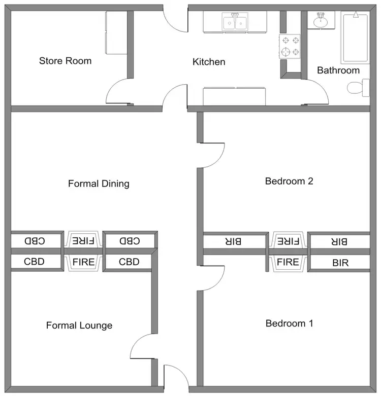 Floorplan of Homely house listing, 41 West Terrace, Bordertown SA 5268