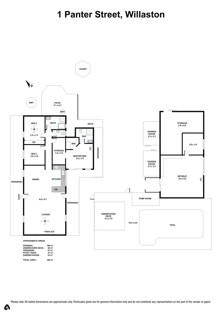 Floorplan of Homely house listing, 1 Panter Street, Willaston SA 5118