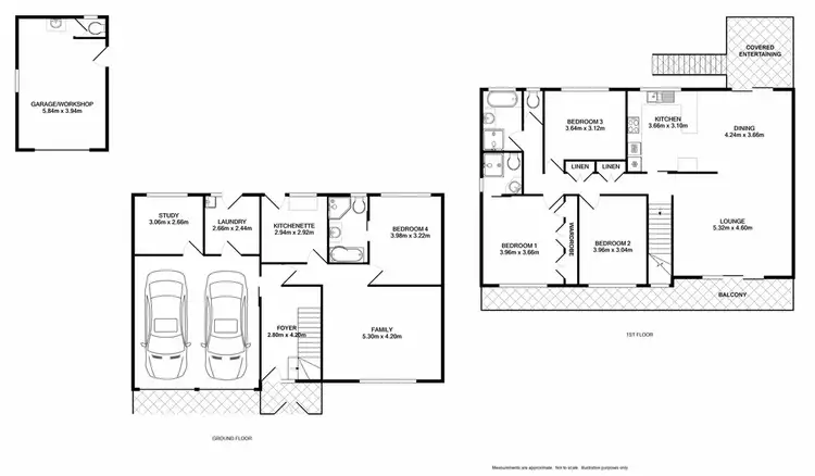 Floorplan of Homely house listing, 6 Teal Place, Ingleburn NSW 2565
