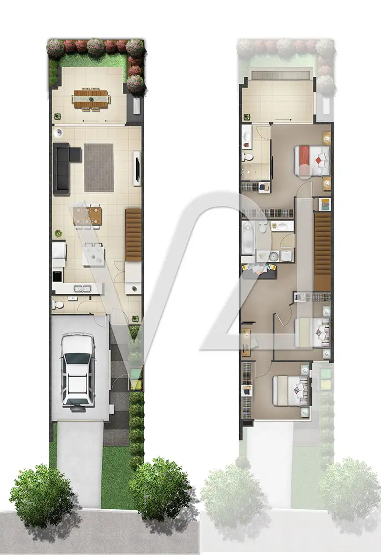 Floorplan of Homely house listing, 27 Manhattan Avenue, Robina QLD 4226