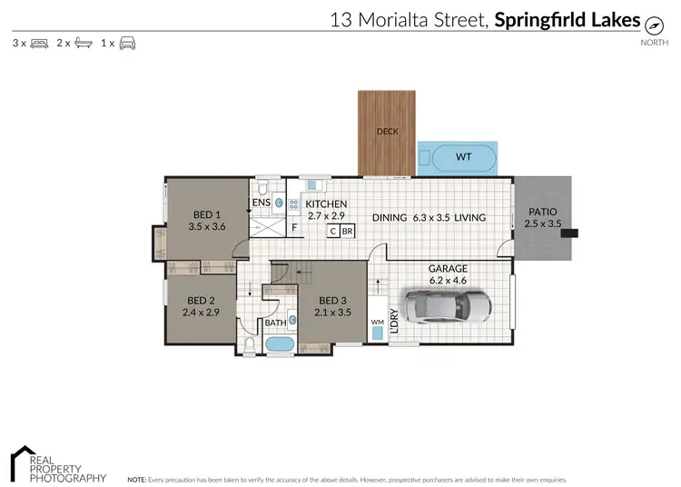 Floorplan of Homely house listing, 13 Morialta Street, Springfield Lakes QLD 4300