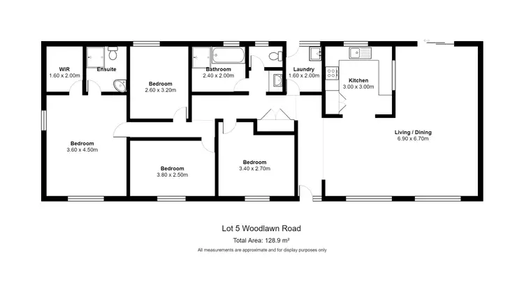 Floorplan of Homely house listing, Allotment 5 Woodlawn Road, Streaky Bay SA 5680