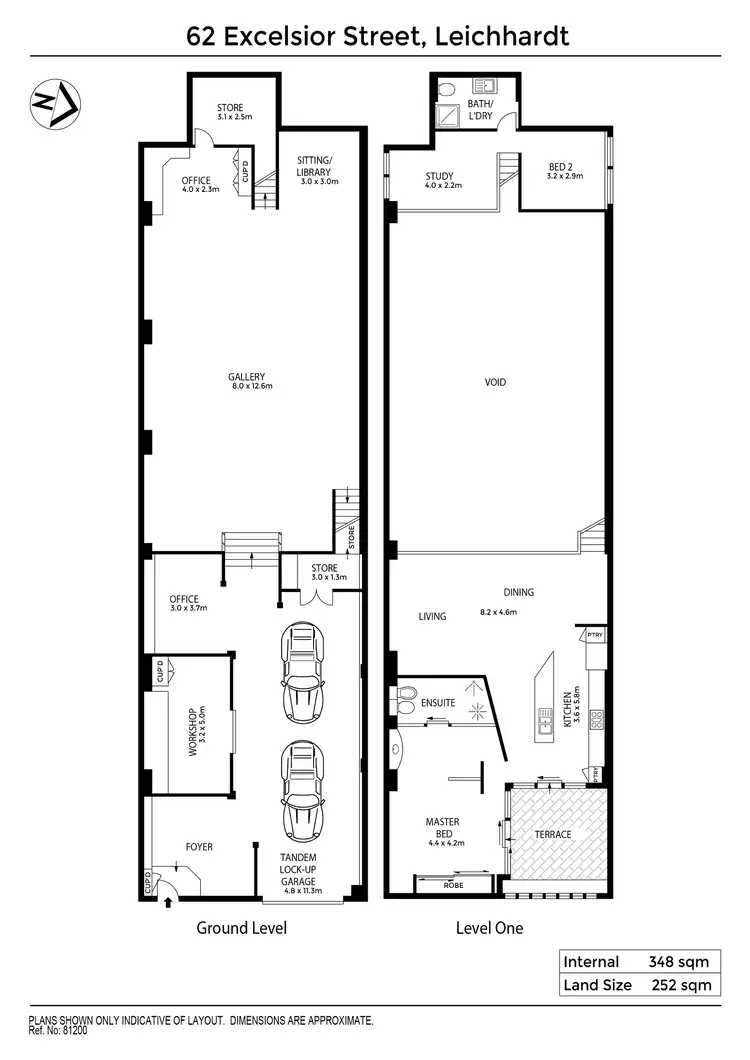 Floorplan of Homely warehouse listing, 62 Excelsior Street, Leichhardt NSW 2040