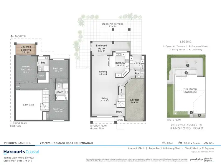 Floorplan of Homely townhouse listing, 231/125 Hansford Road, Coombabah QLD 4216