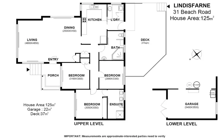 Floorplan of Homely house listing, 31 Beach Road, Lindisfarne TAS 7015