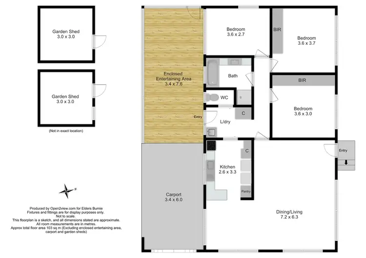 Floorplan of Homely house listing, 11 Lyons Street, Somerset TAS 7322
