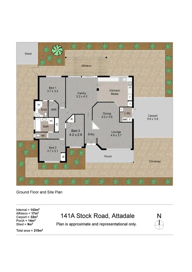 Floorplan of Homely house listing, 141A Stock Road, Attadale WA 6156