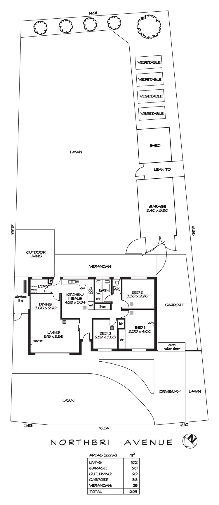 Floorplan of Homely house listing, 16 Northbri Avenue, Salisbury East SA 5109