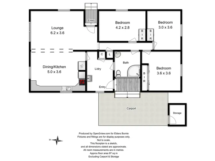 Floorplan of Homely house listing, 1 Laurel Drive, Rosebery TAS 7470
