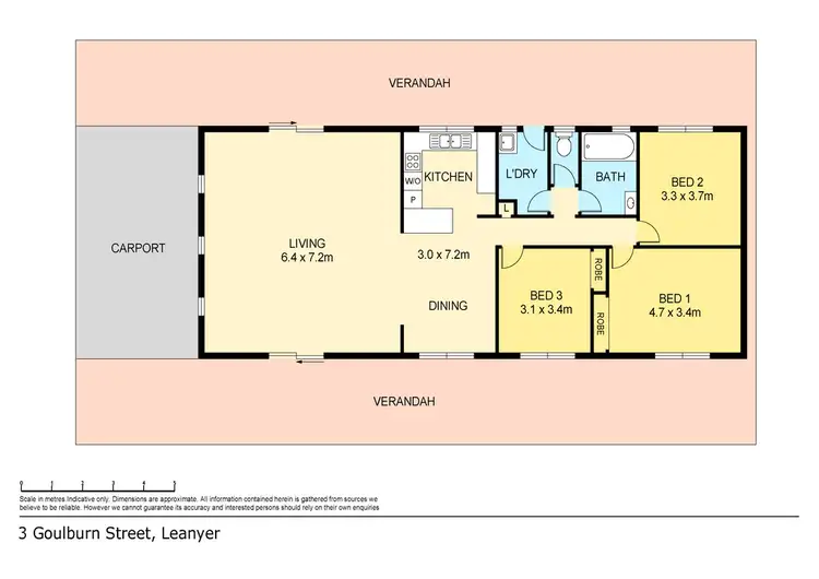Floorplan of Homely house listing, 3 Goulburn Street, Leanyer NT 812
