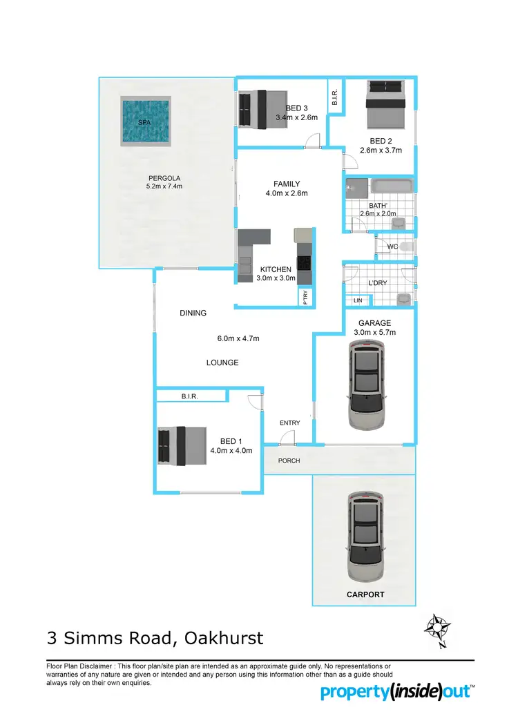 Floorplan of Homely house listing, 3 Simms Road, Oakhurst NSW 2761
