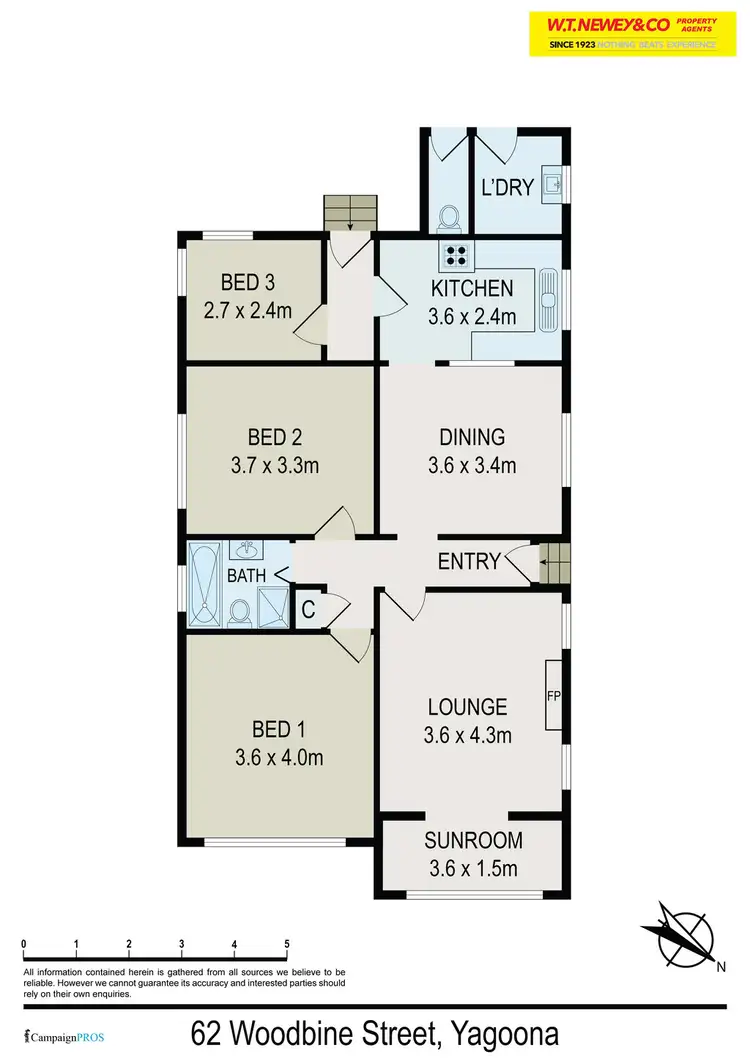 Floorplan of Homely house listing, 62 Woodbine Street, Yagoona NSW 2199
