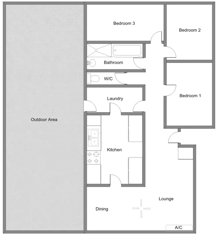 Floorplan of Homely house listing, 5 Seventh Street, Bordertown SA 5268