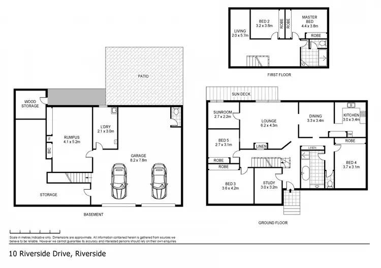 Floorplan of Homely house listing, 10 Riverside Drive, Riverside TAS 7250