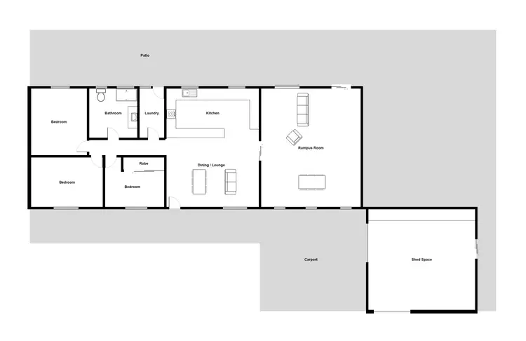 Floorplan of Homely house listing, 16 Serrano Crescent, Cranbrook QLD 4814