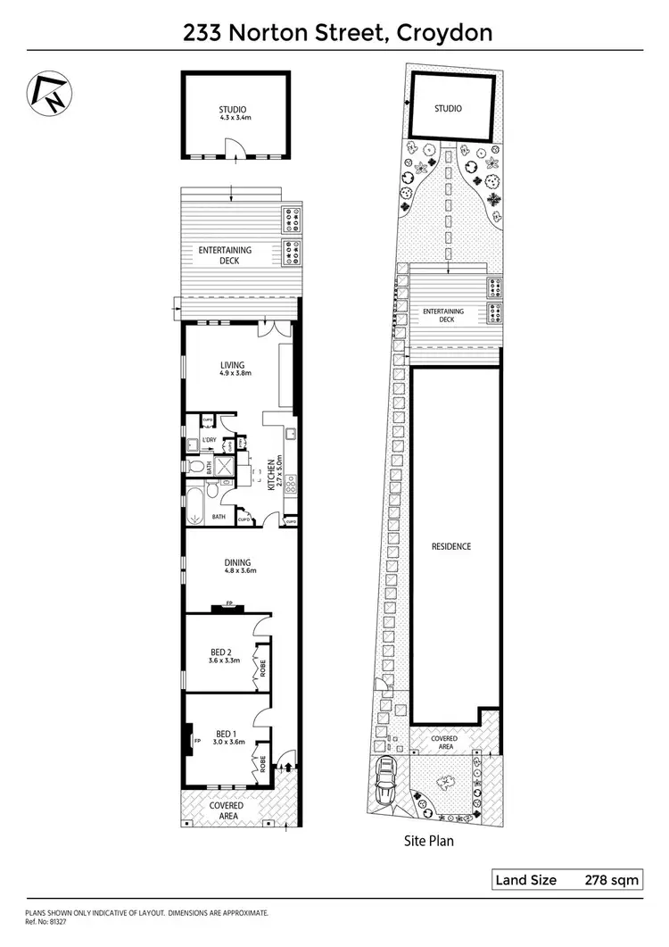Floorplan of Homely house listing, 233 Norton Street, Croydon NSW 2132