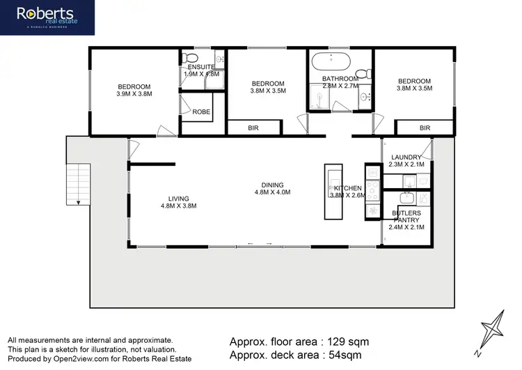 Floorplan of Homely house listing, 36 Walpole Street, Orford TAS 7190