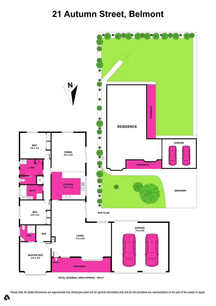 Floorplan of Homely house listing, 21 Autumn Street, Belmont VIC 3216