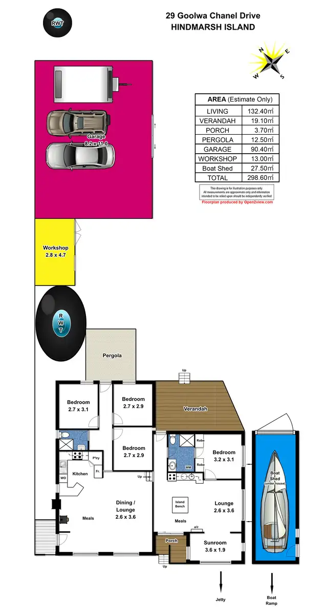 Floorplan of Homely house listing, 29 Goolwa Channel Drive, Hindmarsh Island SA 5214