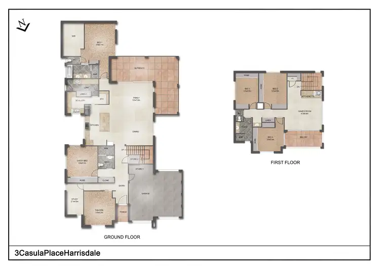 Floorplan of Homely house listing, 3 Casula Place, Harrisdale WA 6112