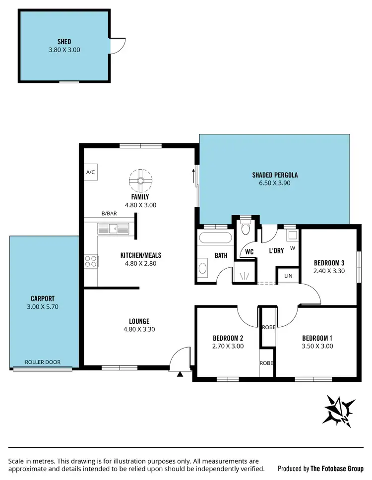 Floorplan of Homely house listing, 15 Leane Street, Huntfield Heights SA 5163