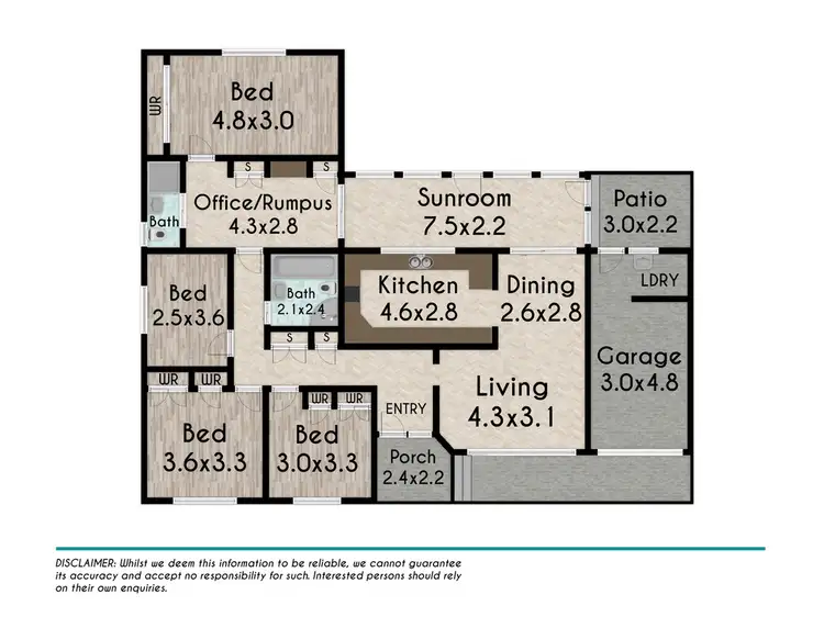 Floorplan of Homely house listing, 8 Miller Street, South Penrith NSW 2750