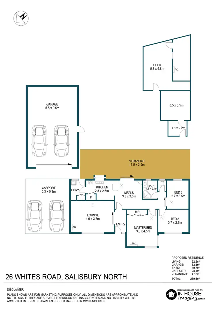 Floorplan of Homely house listing, 26 Whites Road, Salisbury North SA 5108