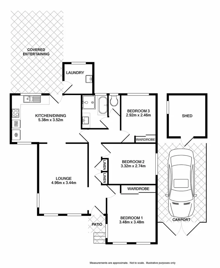 Floorplan of Homely house listing, 5 Lassetter Place, Ruse NSW 2560