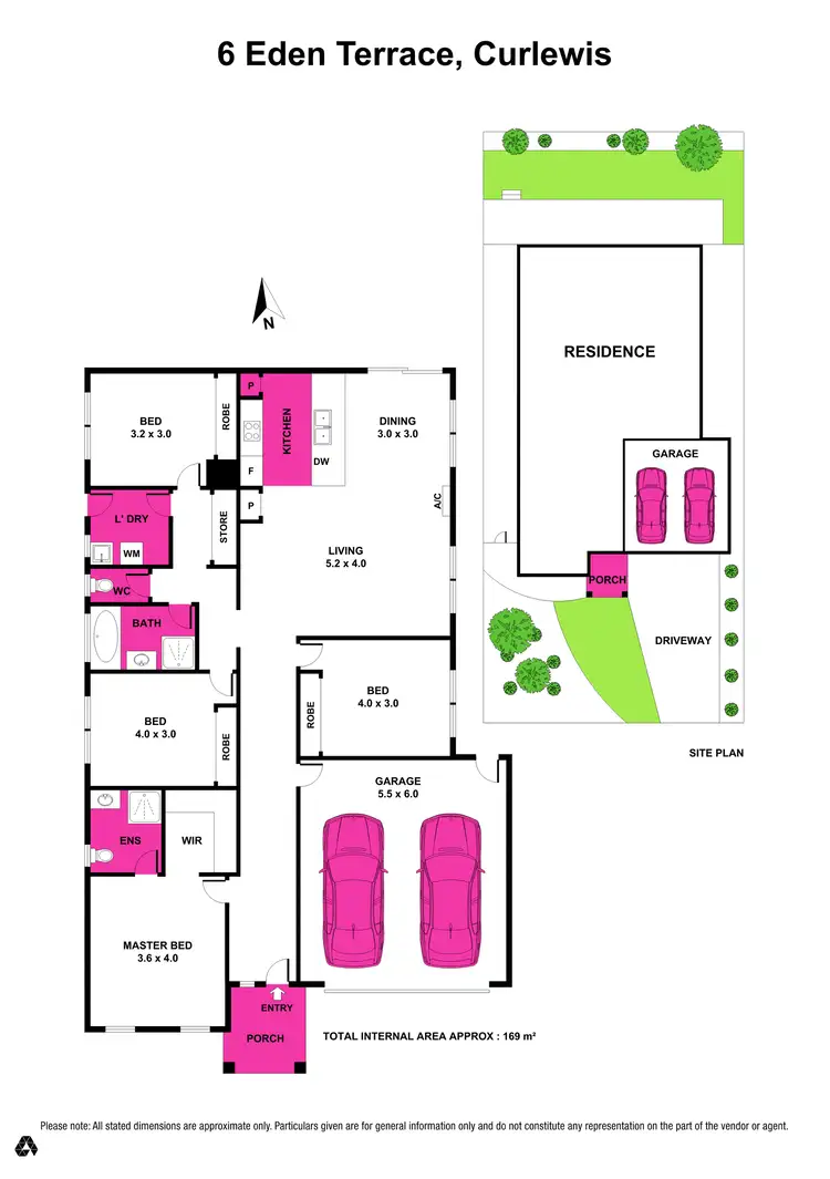Floorplan of Homely house listing, 6 Eden Terrace, Curlewis VIC 3222