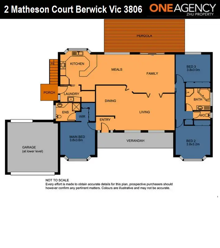 Floorplan of Homely house listing, 2 Matheson Court, Berwick VIC 3806