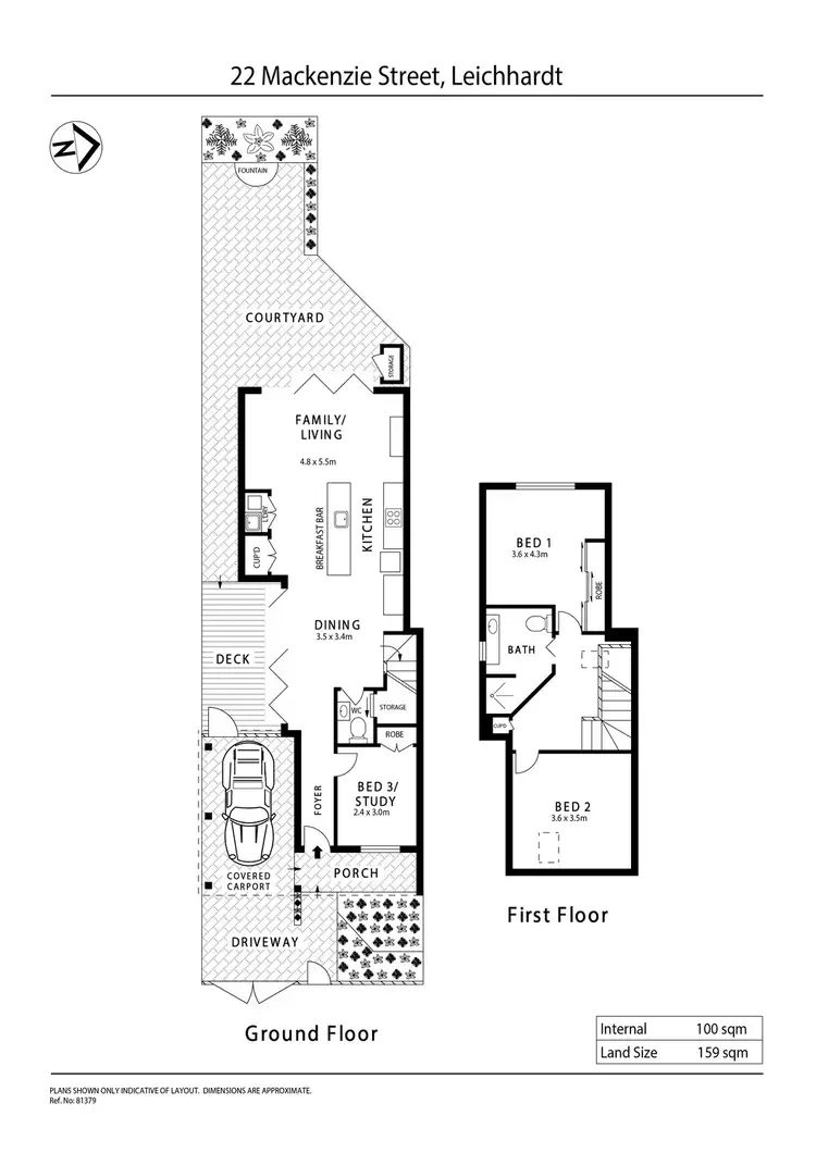 Floorplan of Homely house listing, 22 Mackenzie Street, Leichhardt NSW 2040