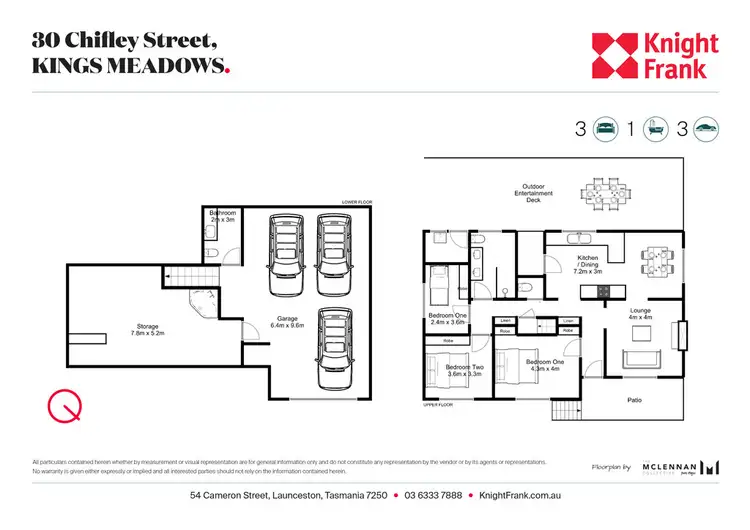 Floorplan of Homely house listing, 30 Chifley Street, Kings Meadows TAS 7249