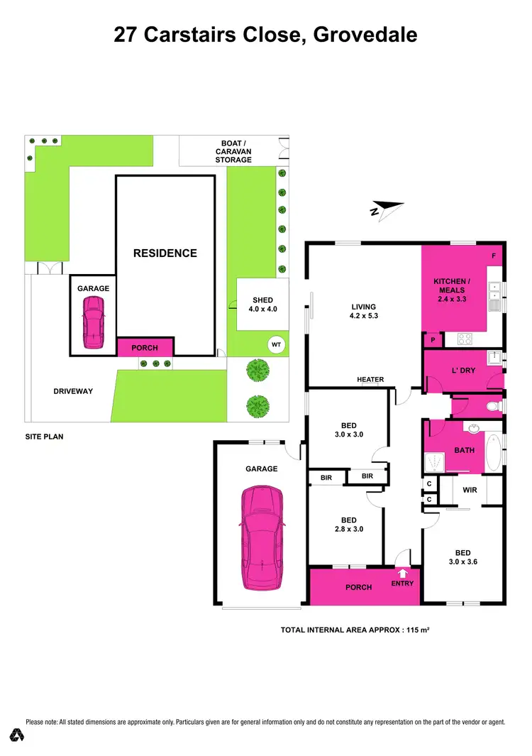 Floorplan of Homely house listing, 27 Carstairs Close, Grovedale VIC 3216
